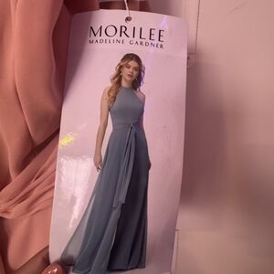 Mori Lee Women's Peach Jumpsuit